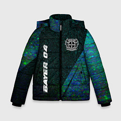 Куртка зимняя для мальчика Bayer 04 glitch blue, цвет: 3D-черный