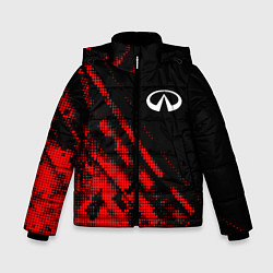 Куртка зимняя для мальчика Infiniti sport grunge, цвет: 3D-красный