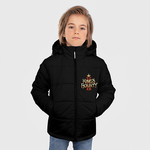 Зимняя куртка для мальчика Kingsbounty / 3D-Светло-серый – фото 3