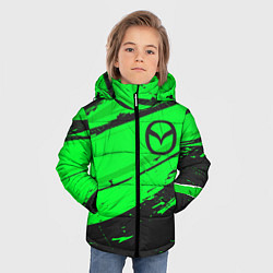 Куртка зимняя для мальчика Mazda sport green, цвет: 3D-черный — фото 2