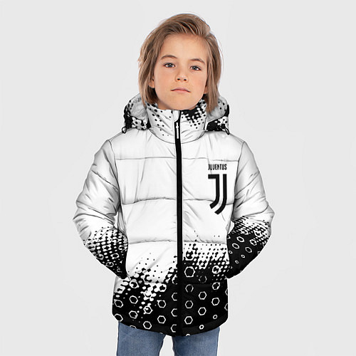 Зимняя куртка для мальчика Juventus sport steel / 3D-Светло-серый – фото 3