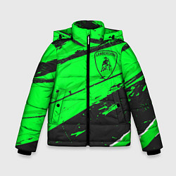 Зимняя куртка для мальчика Lamborghini sport green
