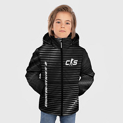 Куртка зимняя для мальчика Counter-Strike 2 metal game lines, цвет: 3D-черный — фото 2