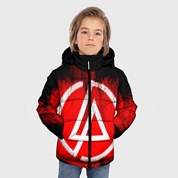 Куртка зимняя для мальчика Linkin Park: Red style, цвет: 3D-красный — фото 2