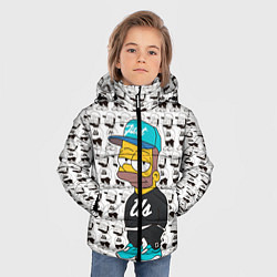 Куртка зимняя для мальчика Bart Just Us, цвет: 3D-черный — фото 2