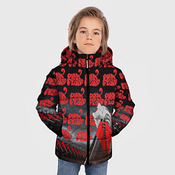 Куртка зимняя для мальчика Pink Floyd Pattern, цвет: 3D-красный — фото 2