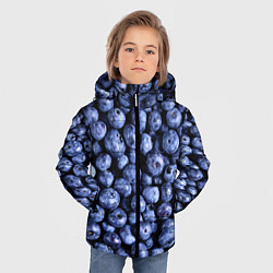 Куртка зимняя для мальчика Черника, цвет: 3D-черный — фото 2