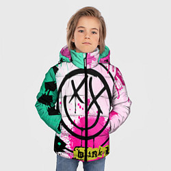 Куртка зимняя для мальчика Blink-182: Purple Smile, цвет: 3D-красный — фото 2