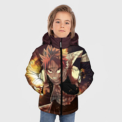 Куртка зимняя для мальчика Fairy tail, цвет: 3D-черный — фото 2