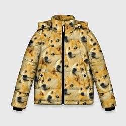 Куртка зимняя для мальчика Doge, цвет: 3D-черный