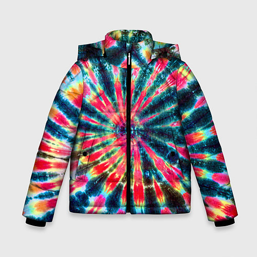 Зимняя куртка для мальчика Tie dye / 3D-Красный – фото 1