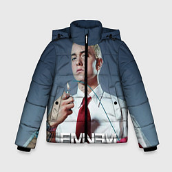 Куртка зимняя для мальчика Eminem Fire, цвет: 3D-черный