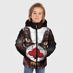 Куртка зимняя для мальчика Зомби клоун, цвет: 3D-черный — фото 2