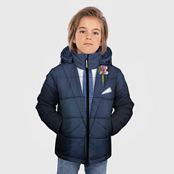 Куртка зимняя для мальчика Жених, цвет: 3D-светло-серый — фото 2