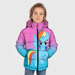 Куртка зимняя для мальчика My Little Pony, цвет: 3D-черный — фото 2