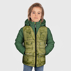 Куртка зимняя для мальчика Жилетка рыбака, цвет: 3D-красный — фото 2