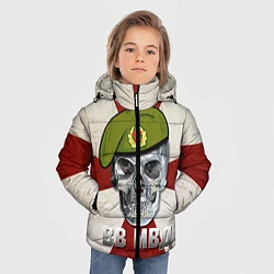 Куртка зимняя для мальчика Череп: ВВ МВД, цвет: 3D-светло-серый — фото 2