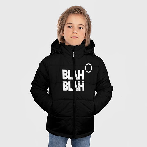 Зимняя куртка для мальчика Blah-blah / 3D-Светло-серый – фото 3