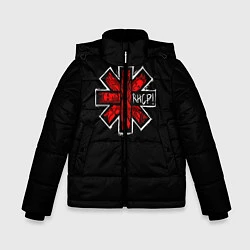Куртка зимняя для мальчика RHCP Symbol, цвет: 3D-черный