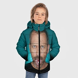 Куртка зимняя для мальчика Хаус с таблеткой, цвет: 3D-красный — фото 2