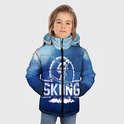 Куртка зимняя для мальчика Лыжный спорт, цвет: 3D-светло-серый — фото 2