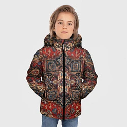 Куртка зимняя для мальчика Модный ковер, цвет: 3D-черный — фото 2