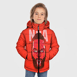 Куртка зимняя для мальчика NBA, цвет: 3D-светло-серый — фото 2