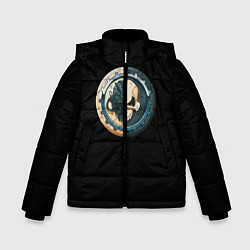 Куртка зимняя для мальчика Adeptus Mechanicus, цвет: 3D-черный