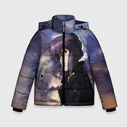 Куртка зимняя для мальчика Призрак в доспехах, цвет: 3D-черный