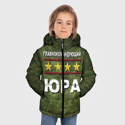 Зимняя куртка для мальчика Главнокомандующий Юра / 3D-Светло-серый – фото 3