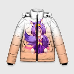 Куртка зимняя для мальчика No Game No Life, цвет: 3D-черный