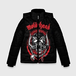 Куртка зимняя для мальчика Motorhead, цвет: 3D-светло-серый