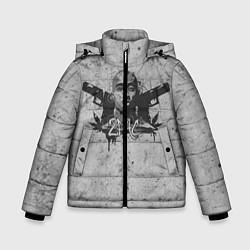 Куртка зимняя для мальчика 2Pac Guns, цвет: 3D-красный