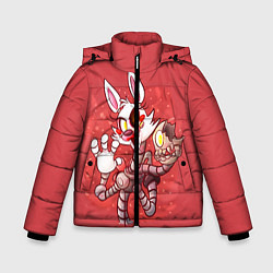 Куртка зимняя для мальчика Death Mangle, цвет: 3D-красный
