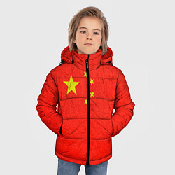 Куртка зимняя для мальчика Китай, цвет: 3D-черный — фото 2