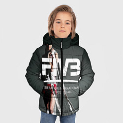 Куртка зимняя для мальчика Волейбол 80, цвет: 3D-черный — фото 2