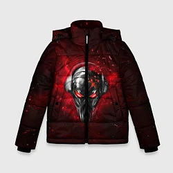 Куртка зимняя для мальчика Pirate Station: Blood Face, цвет: 3D-черный