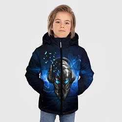 Куртка зимняя для мальчика Pirate Station: Blue Space, цвет: 3D-красный — фото 2