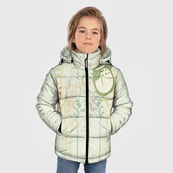 Куртка зимняя для мальчика Тоторо, цвет: 3D-светло-серый — фото 2