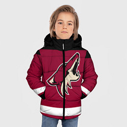 Куртка зимняя для мальчика Arizona Coyotes, цвет: 3D-черный — фото 2