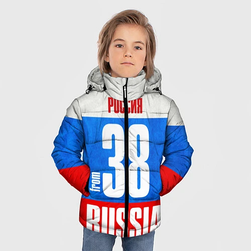 Зимняя куртка для мальчика Russia: from 38 / 3D-Светло-серый – фото 3