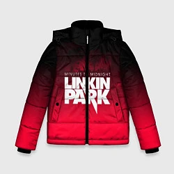 Куртка зимняя для мальчика Linkin Park: Minutes to midnight, цвет: 3D-черный