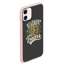 Чехол iPhone 11 матовый Team t-shirt 1, цвет: 3D-светло-розовый — фото 2