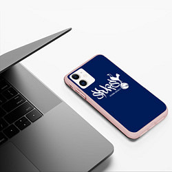 Чехол iPhone 11 матовый Spurs, цвет: 3D-светло-розовый — фото 2