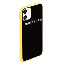 Чехол iPhone 11 матовый Brazzers, цвет: 3D-желтый — фото 2
