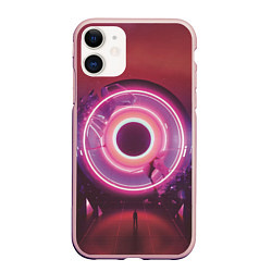 Чехол iPhone 11 матовый Imagine Dragons: Whatever It Takes, цвет: 3D-светло-розовый