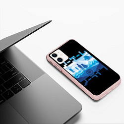 Чехол iPhone 11 матовый No Game No Life, цвет: 3D-светло-розовый — фото 2