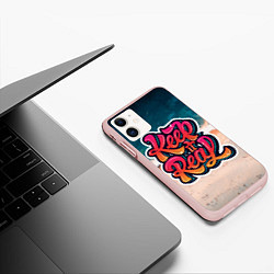 Чехол iPhone 11 матовый Keep it Real, цвет: 3D-светло-розовый — фото 2