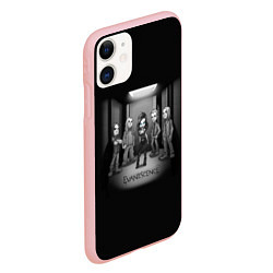 Чехол iPhone 11 матовый Evanescence Band цвета 3D-баблгам — фото 2