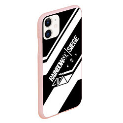 Чехол iPhone 11 матовый RAINBOW SIX SIEGE R6S, цвет: 3D-светло-розовый — фото 2